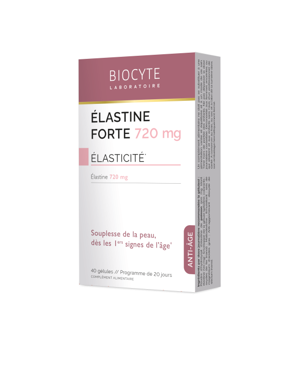 supliment alimentar cu elastina biocyte elastine forte 40 gelule