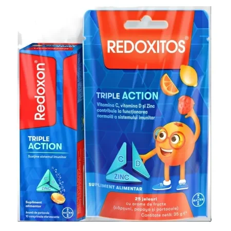 pachet redoxon triple action 10 comprimate redoxitos triple action