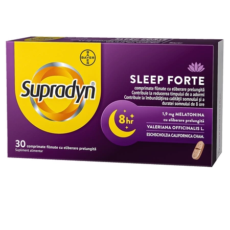 supradyn sleep forte 30 comprimate filmate bayer 5208