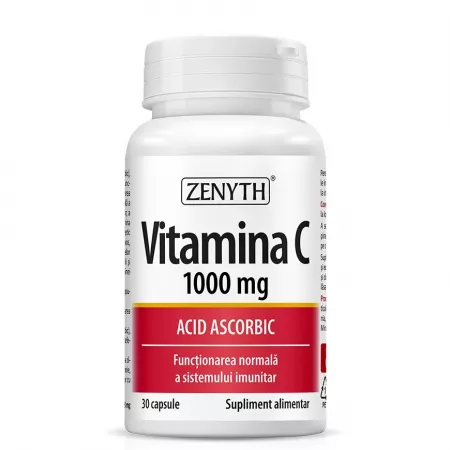 vitamina c 1000 mg 30 capsule zenyth