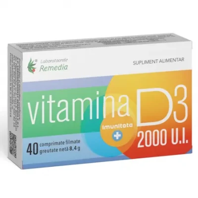 vitamina d 2000 ui 40 comprimate remedia